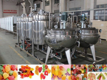 PLC Control Jelly Candy Machine 150kg/H Advanced Technology Long Machine Life